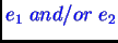 $\displaystyle \typerule {\gammahastype {e_1}{\textit{\bool }},\;\; \gammahastyp...
...\bool }}}<tex2html_comment_mark>111 {\gammahastype {\AndOr {e_1}{e_2}}{\bool }}$